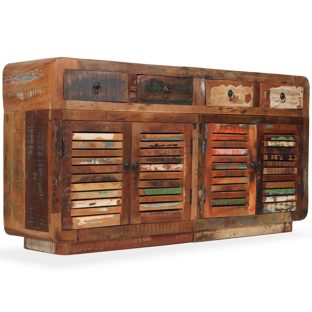 vidaXL Sideboard Solid Recalimed Wood 150x35x75 cm