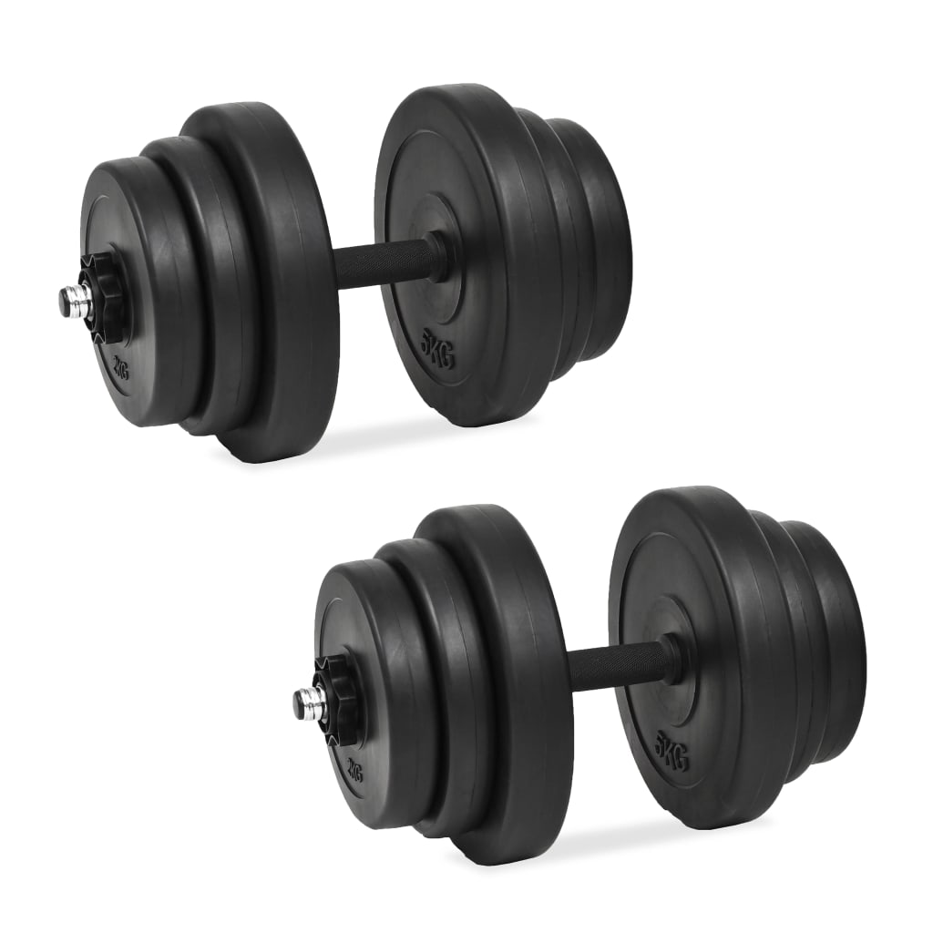 vidaXL 18 Piece Dumbbell Set 40 kg