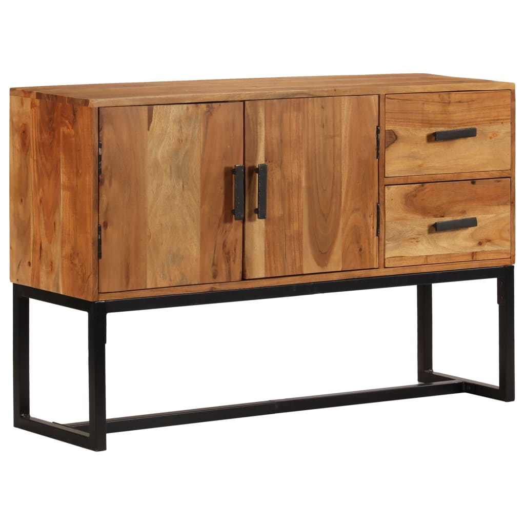 vidaXL Sideboard Brown 110x30x70 cm Solid Wood Acacia