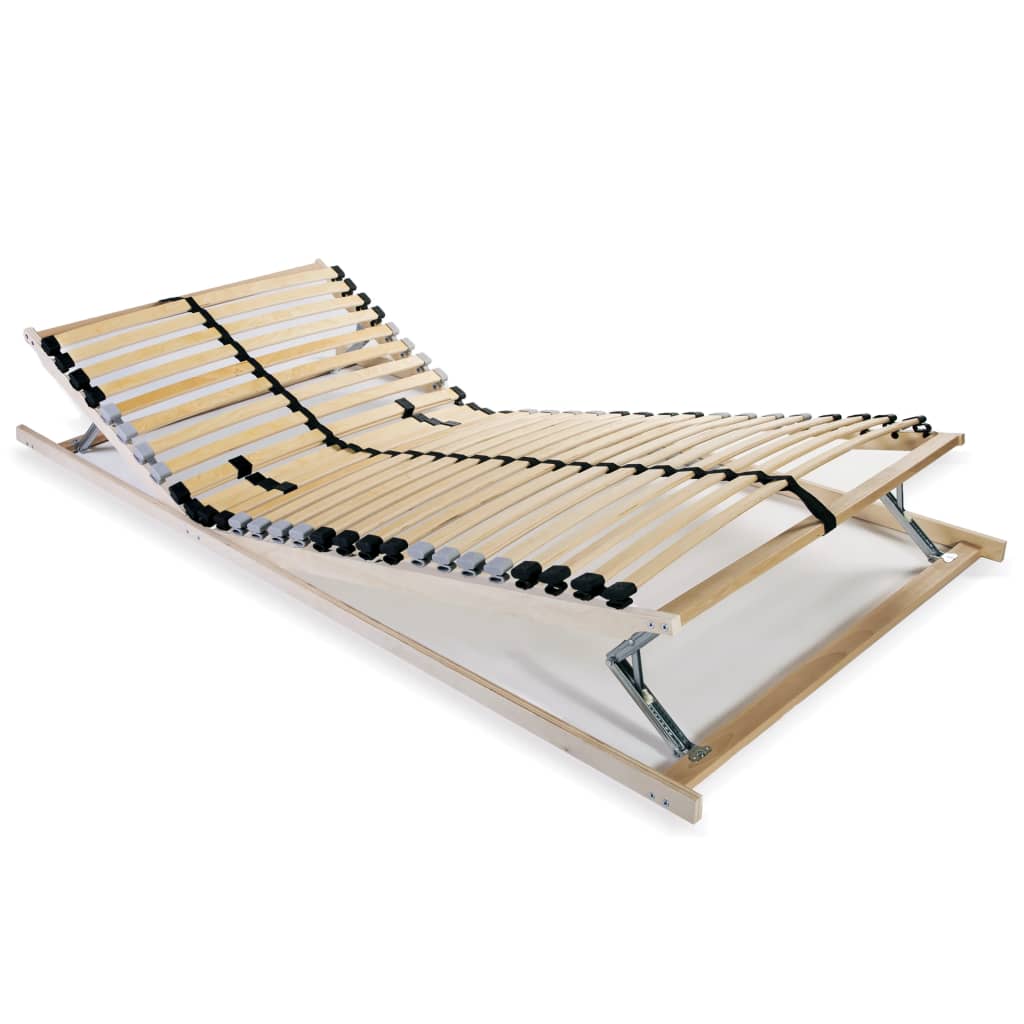 vidaXL Slatted Bed Base with 28 Slats 7 Zones 70x200 cm
