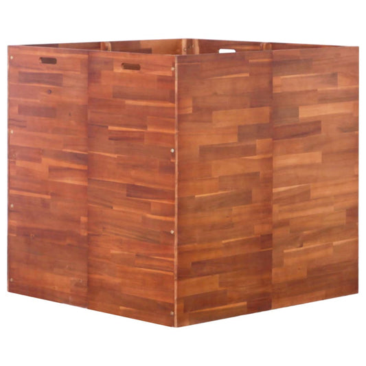 vidaXL Garden Raised Bed Acacia Wood 100x100x100 cm
