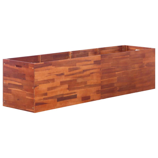 vidaXL Garden Raised Bed Acacia Wood 200x50x50 cm