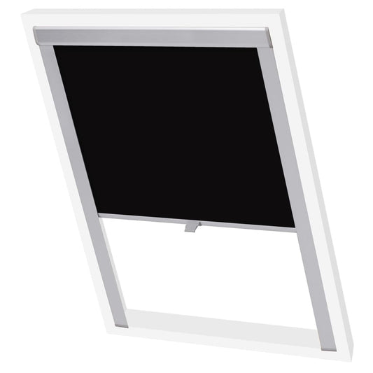 vidaXL Blackout Roller Blind Black SK08