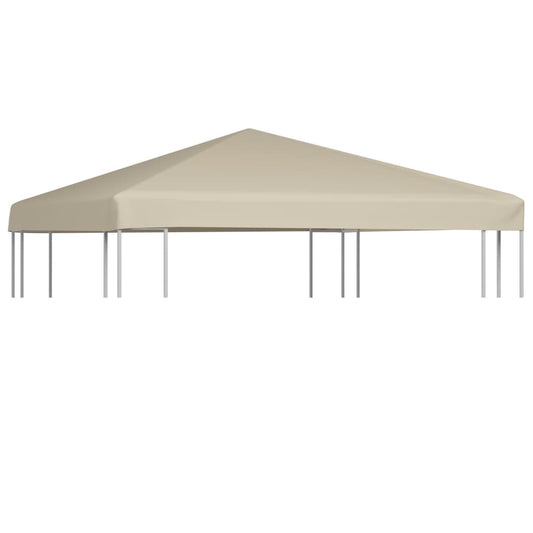 vidaXL Gazebo Top Cover 310 g/må_ 3x3 m Beige
