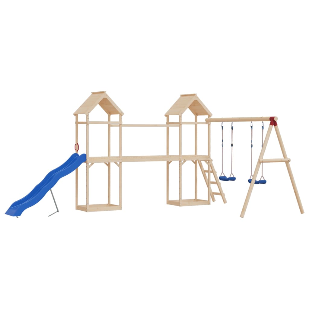 vidaXL Swing Seats with Ropes 2 pcs Blue 37x15 cm Polyethene