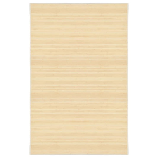 vidaXL Rug Bamboo 100x160 cm Natural