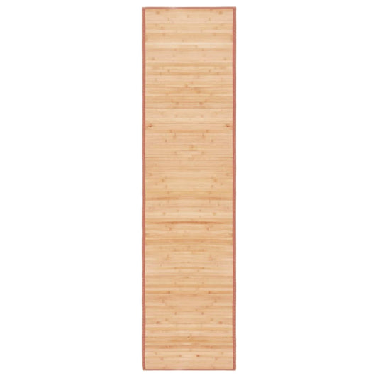 vidaXL Rug Bamboo 80x300 cm Brown