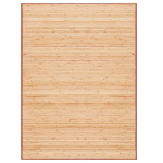 vidaXL Rug Bamboo 160x230 cm Brown
