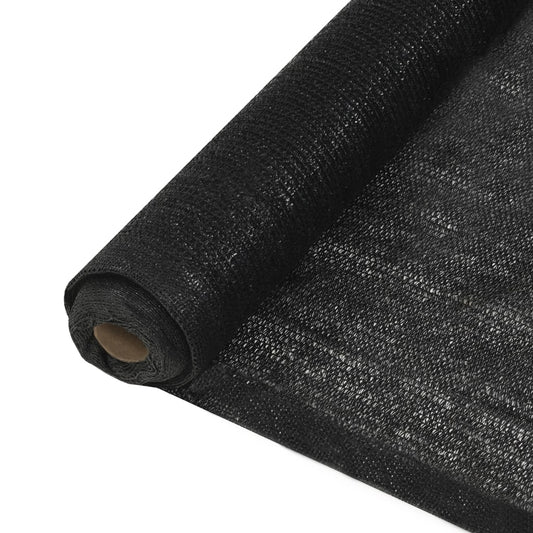 vidaXL Privacy Net HDPE 1.5x10 m Black