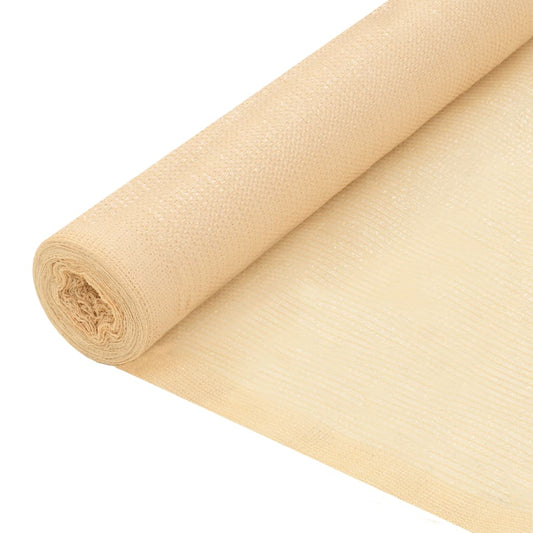 vidaXL Privacy Net HDPE 1x50 m Beige