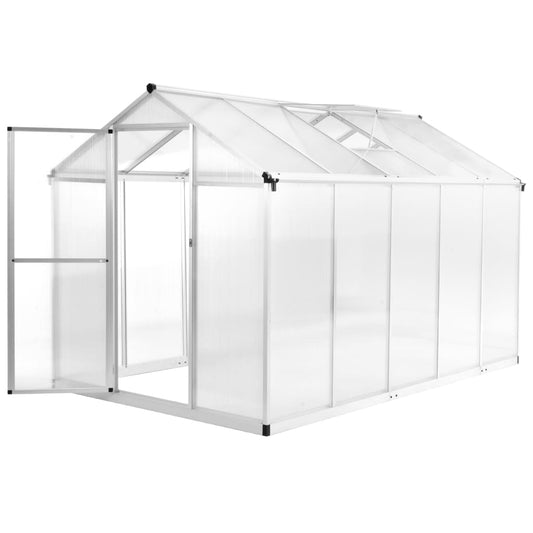 vidaXL Greenhouse Aluminium 302x190x195 cm 11.19 må_