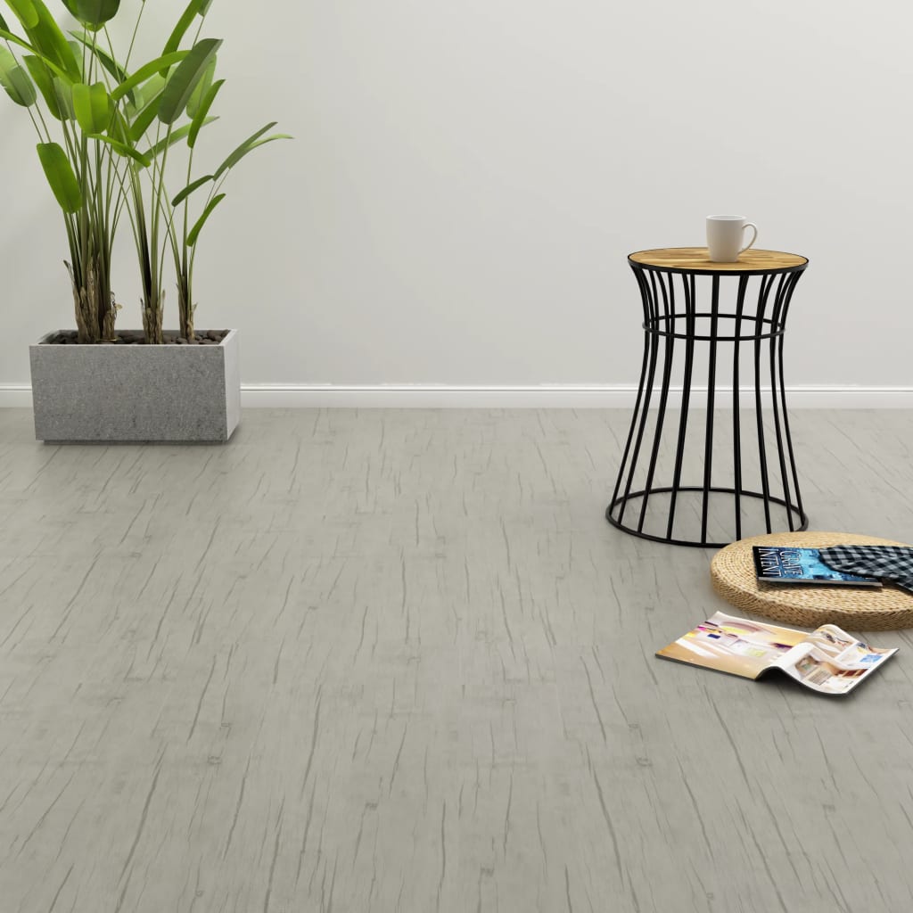 vidaXL Self-adhesive Flooring Planks 4.46 må_ 3 mm PVC Oak Washed
