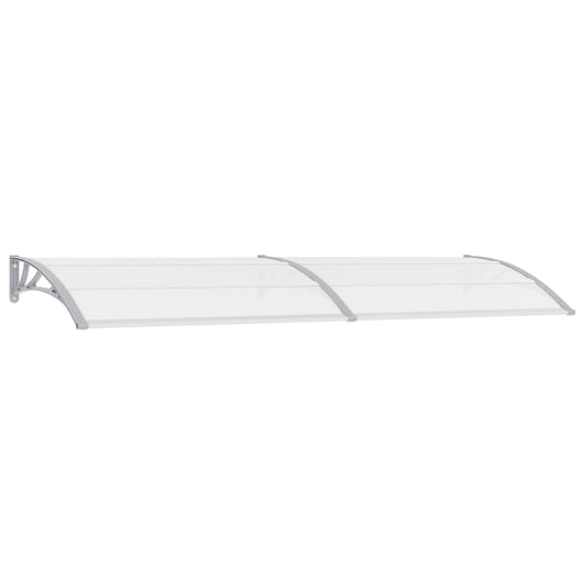 vidaXL Door Canopy Grey 300x100 cm PC