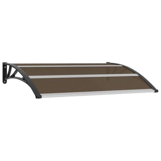 vidaXL Door Canopy Black 150x100 cm PC