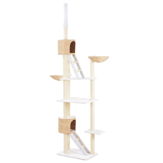 vidaXL Cat Tree with Sisal Scratching Post Seagrass