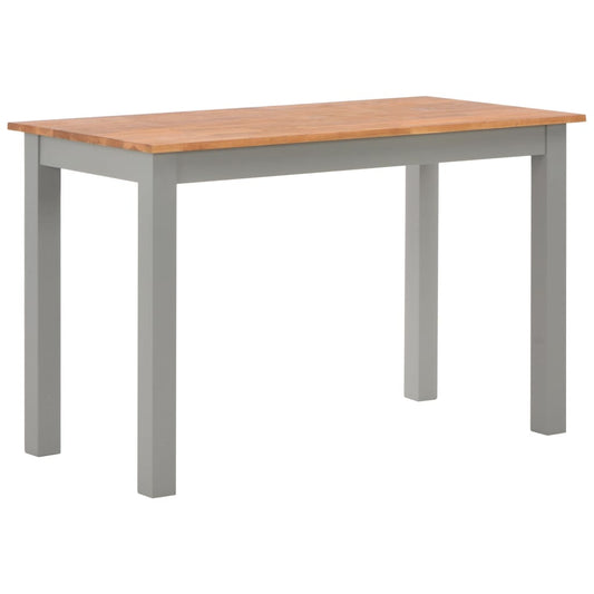 vidaXL Dining Table 120x60x74 cm Solid Oak Wood
