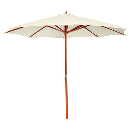 vidaXL Parasol 300x258 cm Sand White