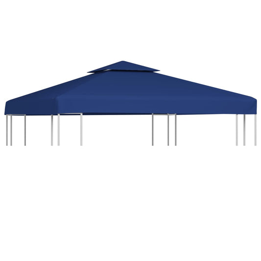 vidaXL Gazebo Cover Canopy Replacement 310 g / må_ Dark Blue 3 x 3 m