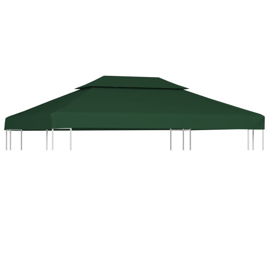vidaXL Gazebo Cover Canopy Replacement 310 g / må_ Green 3 x 4 m