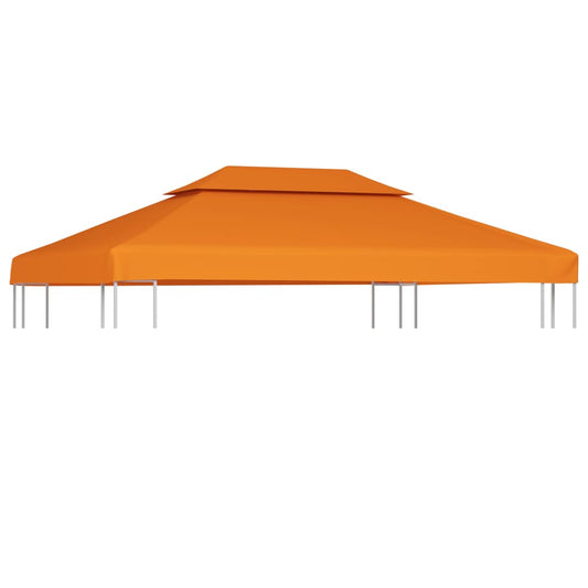 vidaXL Gazebo Cover Canopy Replacement 310 g / må_ Orange 3 x 4 m