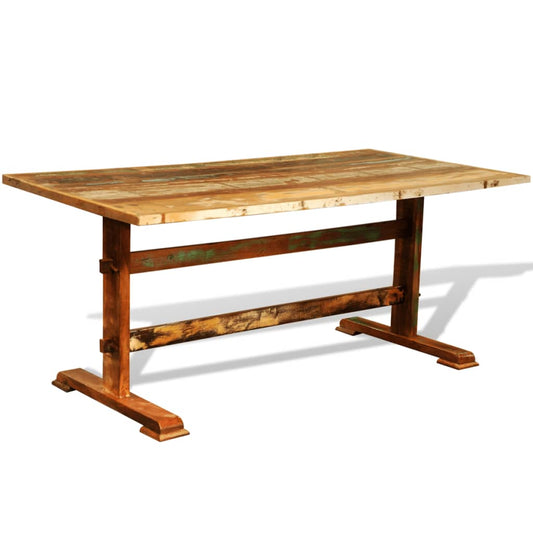 vidaXL Dining Table Vintage Reclaimed Wood