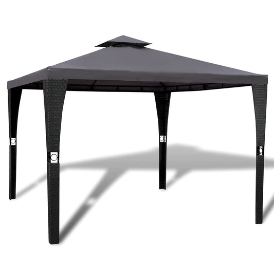 vidaXL Gazebo with Roof 3x3 m Dark Grey