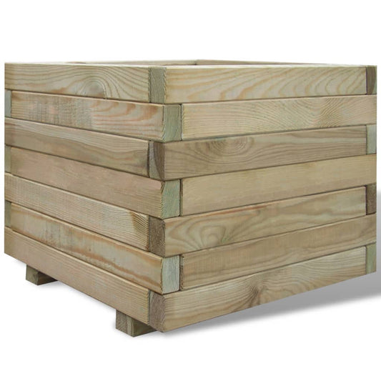 vidaXL Raised Bed 50x50x40 cm Wood Square