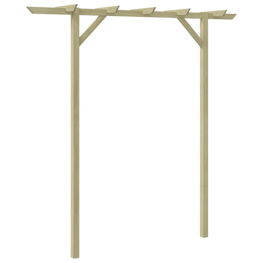 vidaXL Garden Pergola 200x40x205 cm Wood