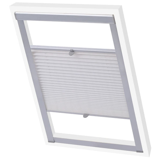 vidaXL Pleated Blinds White 206
