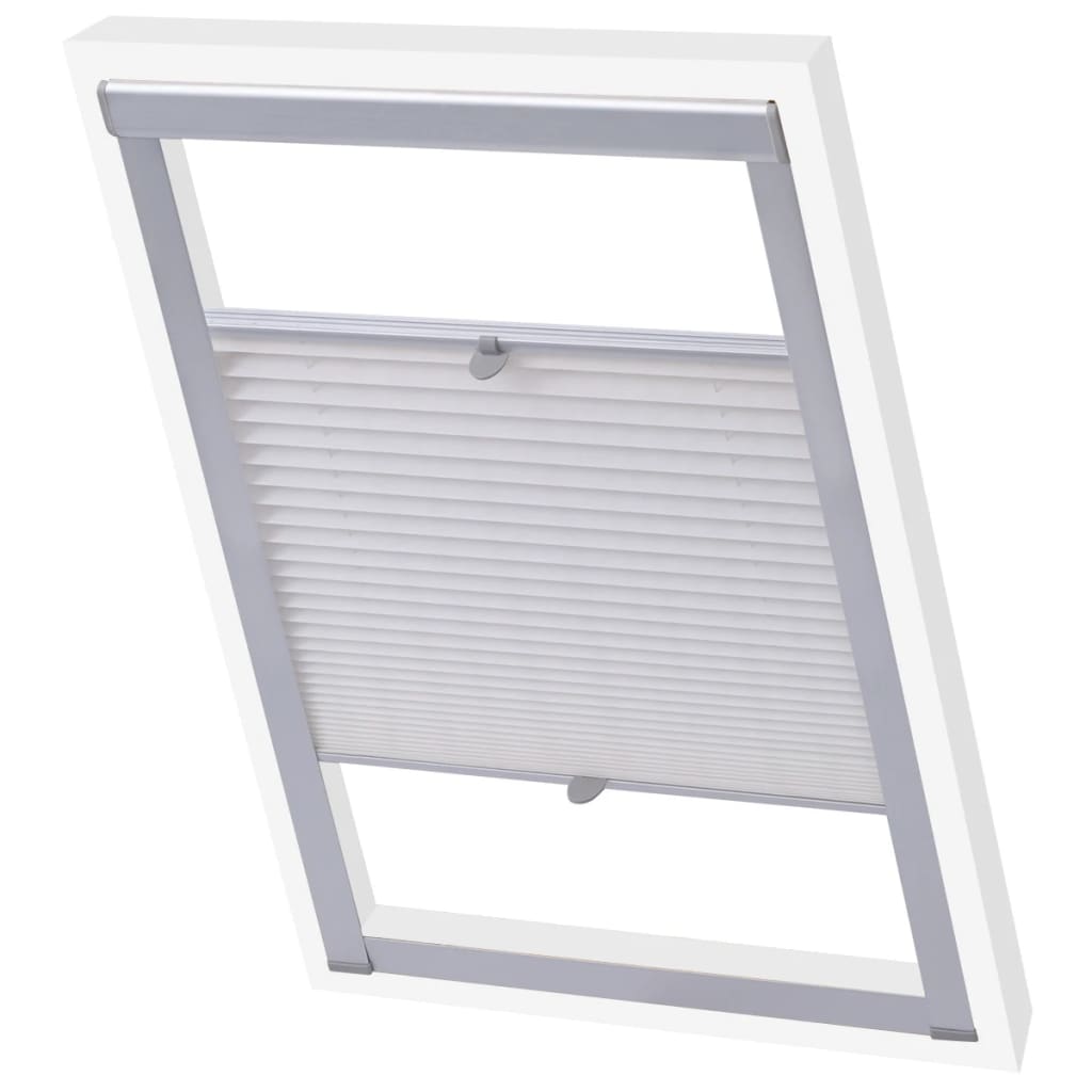 vidaXL Pleated Blinds White M08/308