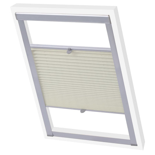 vidaXL Pleated Blinds Cream 104