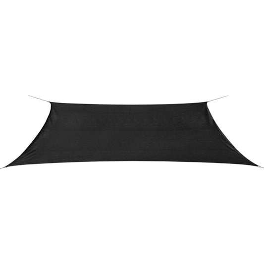 vidaXL Sunshade Sail HDPE Rectangular 4x6 m Anthracite