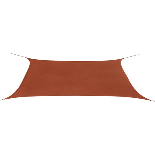 vidaXL Sunshade Sail Oxford Fabric Rectangular 4x6 m Terracotta