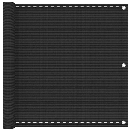 vidaXL Balcony Screen HDPE 90x400 cm Anthracite