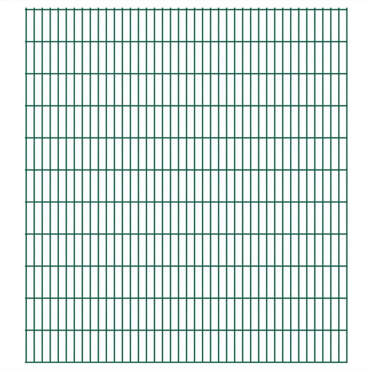 vidaXL 2D Garden Fence Panel 2.008x2.23 m  Green