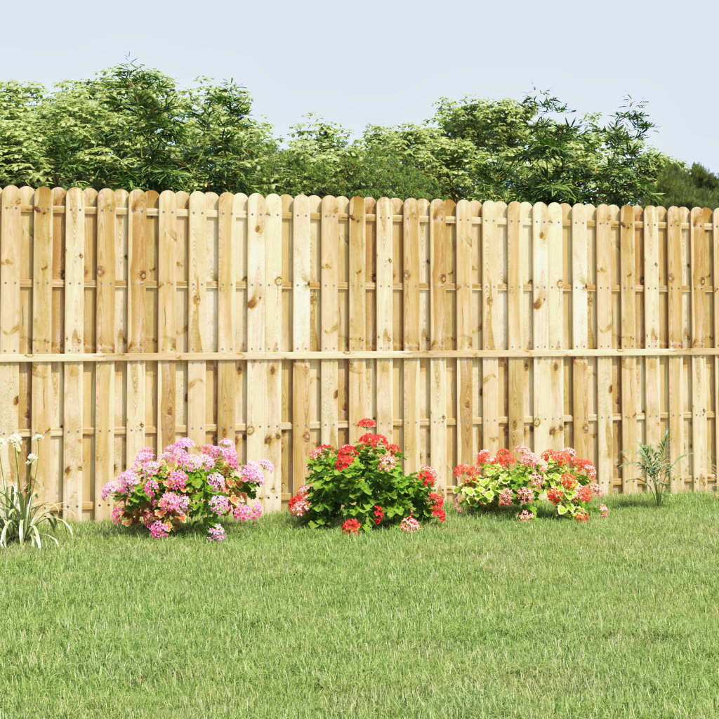 vidaXL Fence Panel Impregnated Pinewood 180x180 cm
