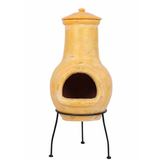 RedFire Fireplace Tampico Yellow 31x31x68 cm Clay