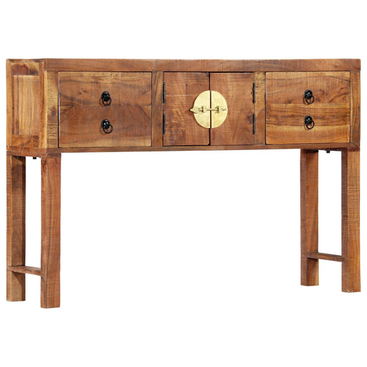 vidaXL Console Table 120x30x80 cm Solid Acacia Wood