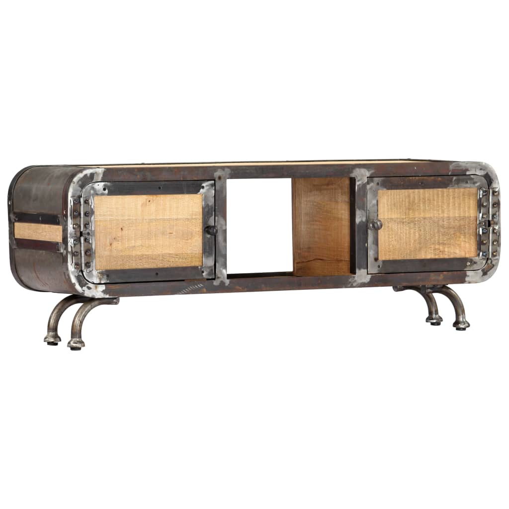 vidaXL TV Cabinet 120x30x42 cm Solid Mango Wood