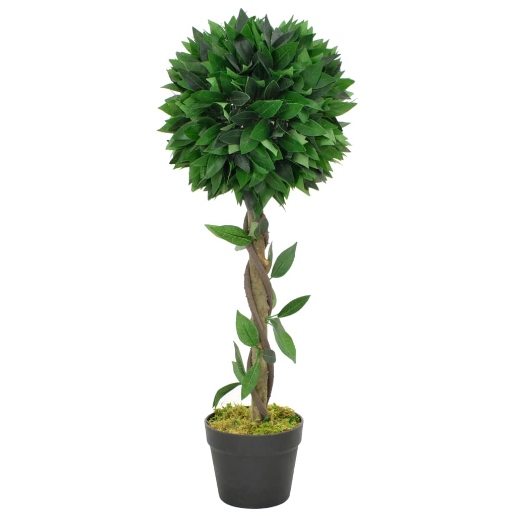 vidaXL Artificial Plant Bay Tree with Pot Green 70 cm