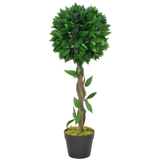 vidaXL Artificial Plant Bay Tree with Pot Green 70 cm