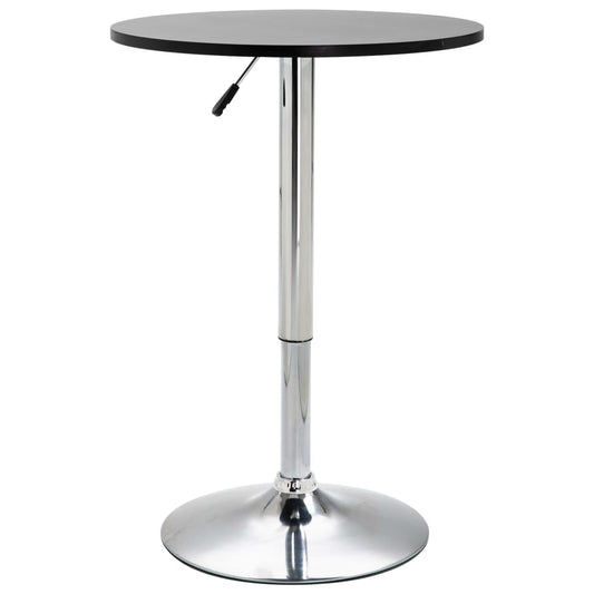 vidaXL Bar Table Black Ì÷60 cm MDF