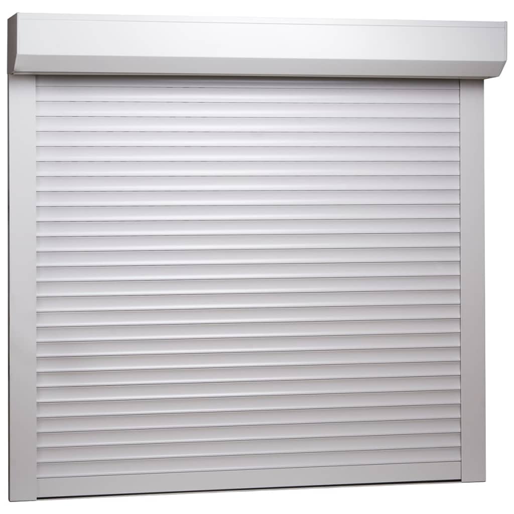 vidaXL Roller Shutter Aluminium 160x150 cm White