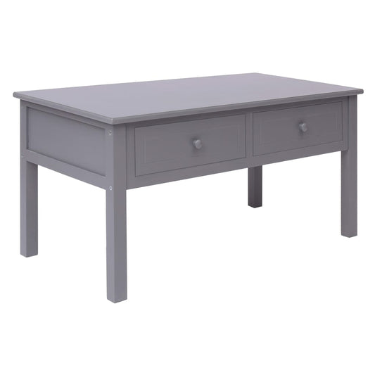 vidaXL Coffee Table Grey 100x50x45 cm Wood