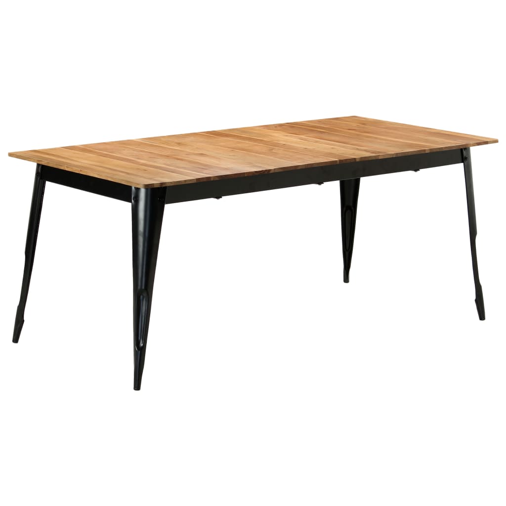 vidaXL Dining Table 180x90x76 cm Solid Acacia Wood
