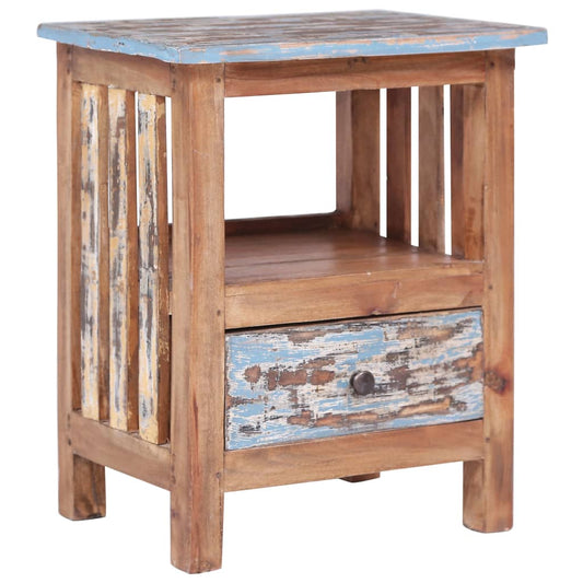 vidaXL Bedside Cabinet 41x30x50 cm Solid Reclaimed Wood