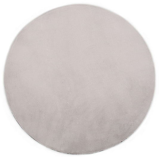 vidaXL Rug 80 cm Faux Rabbit Grey