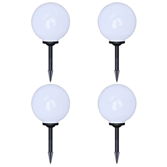 vidaXL Outdoor Pathway Lamps 4 pcs LED 30 cm with Ground Spike