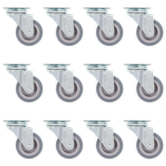 vidaXL 36 pcs Swivel Casters 50 mm