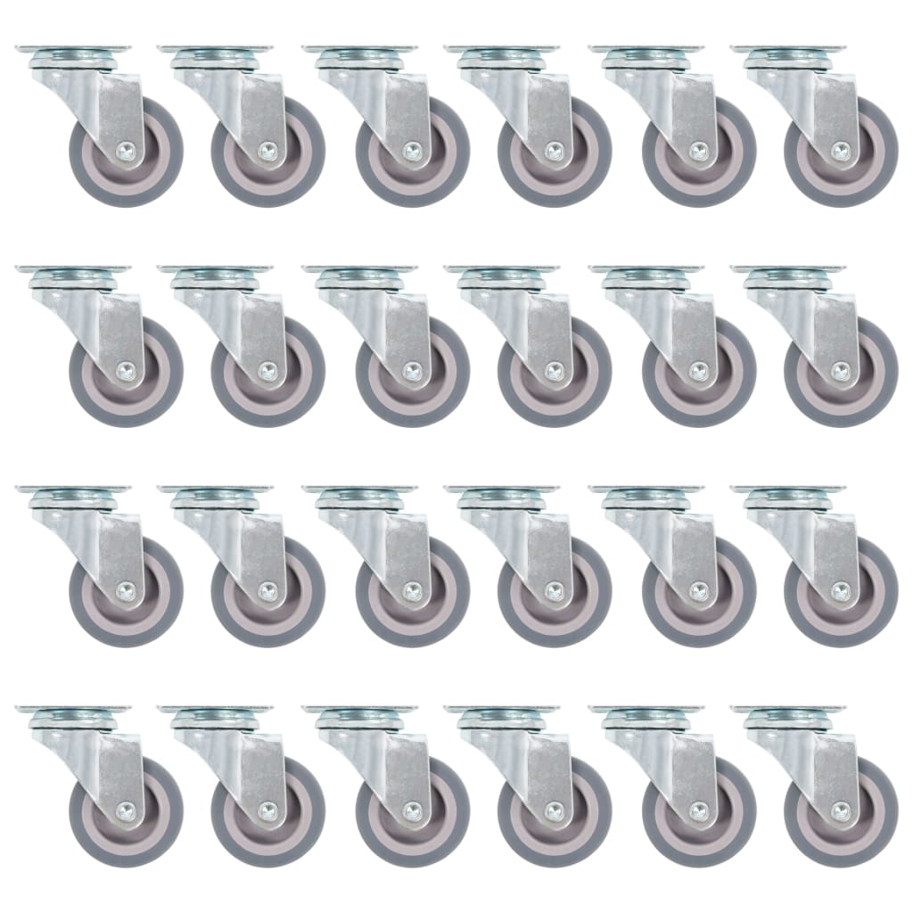 vidaXL 48 pcs Swivel Casters 50 mm